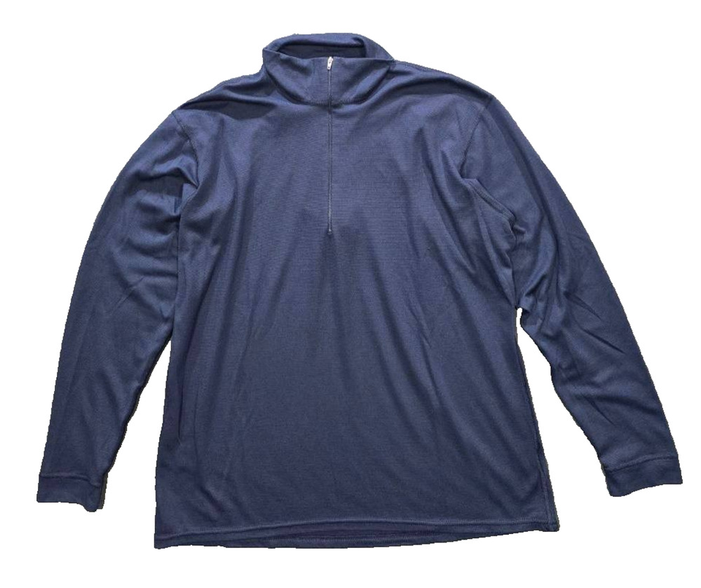 Patagonia Men's Capilene 1/4 Zip Lightweight Base Layer Pullover Blue L A010967